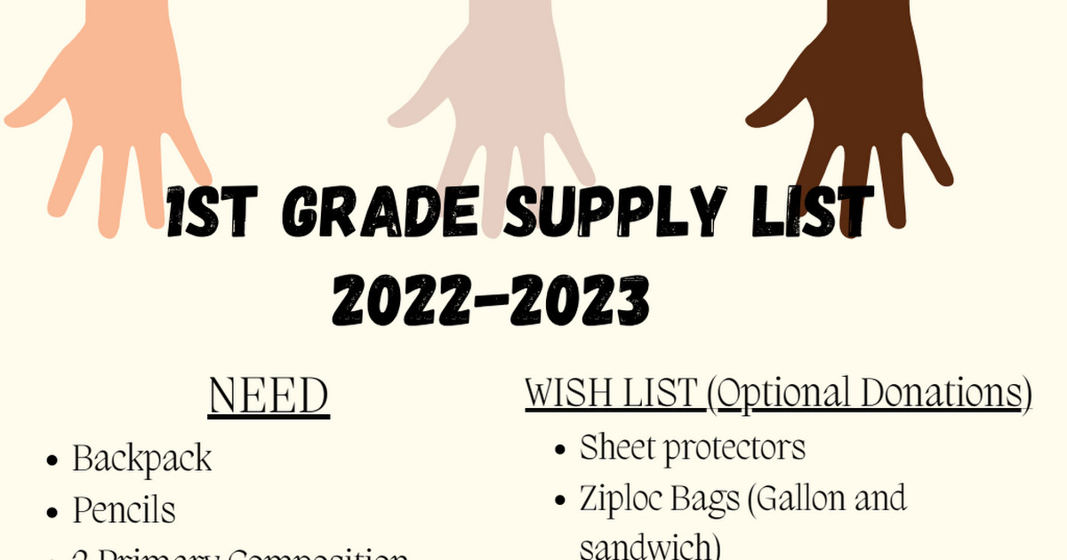 1st grade Supply List.pdf
