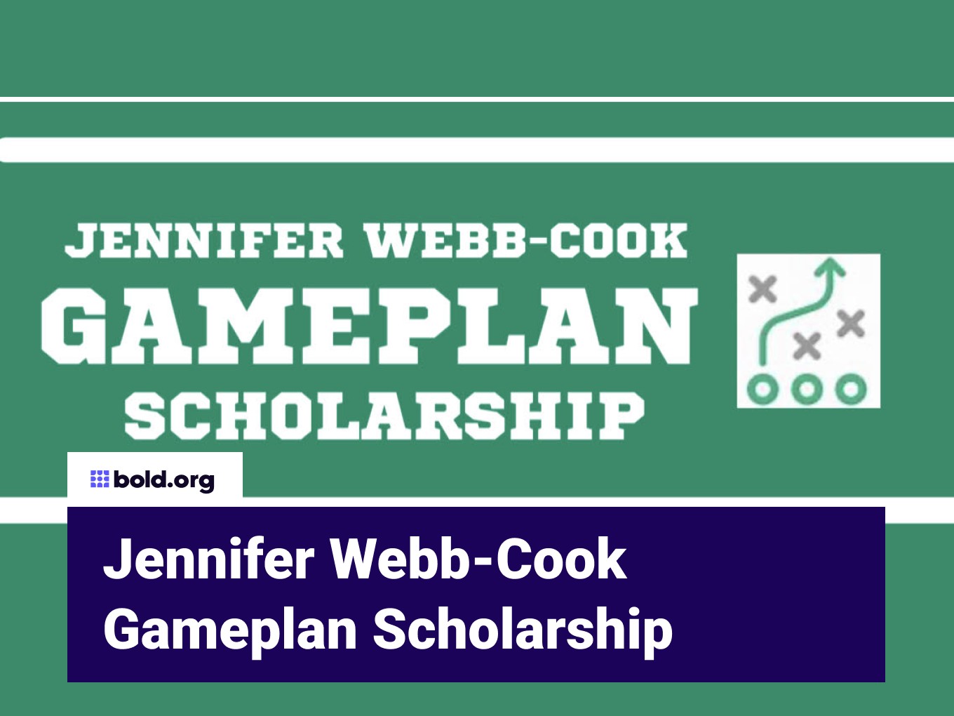 Jennifer Webb-Cook Gameplan Scholarship