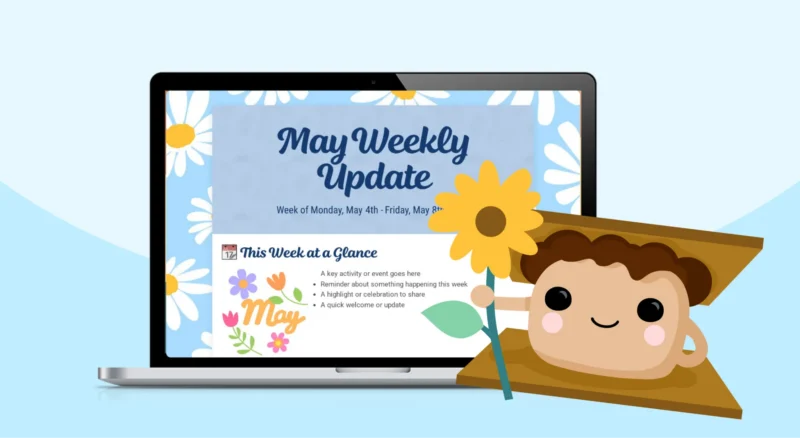 May newsletter templates for easy school updates