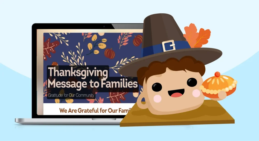 November newsletter templates blog header