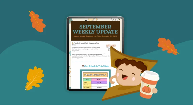 8 September Newsletter Templates to Kickstart Your School Year 🍂