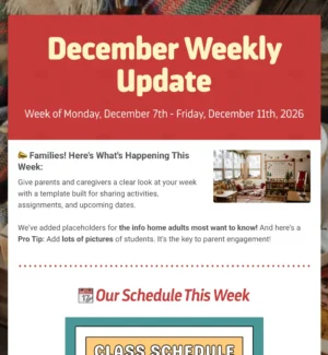 December Weekly Update 2026