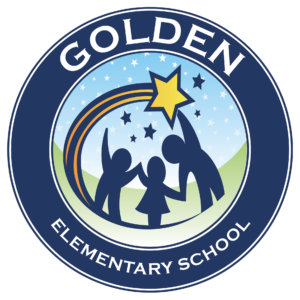 Golden Elementary School logo.