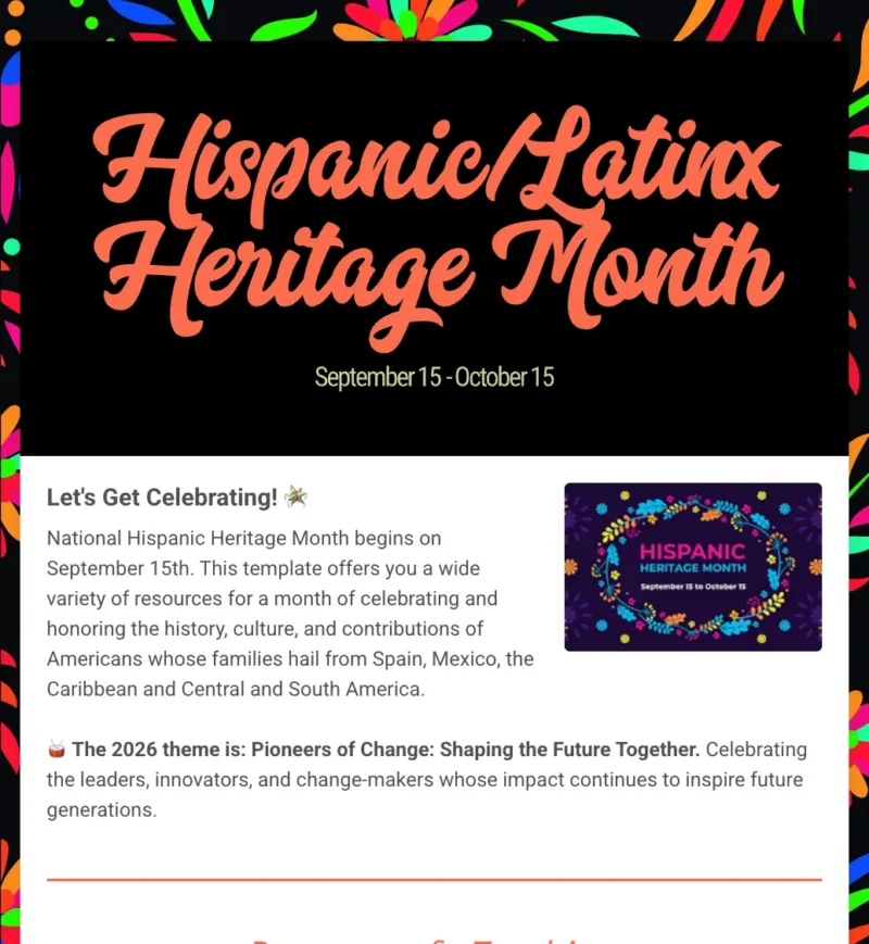 Hispanic/Latinx Heritage Month
