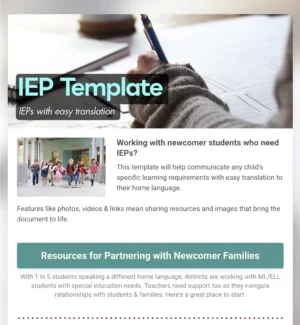 IEP Template