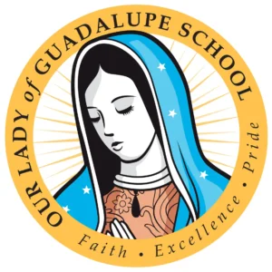 Our Lady of Guadalupe School logo.
