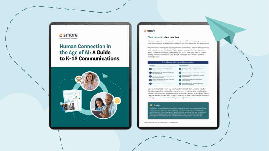 Cover and page example of eBook "Human Connection in the Age of AI"